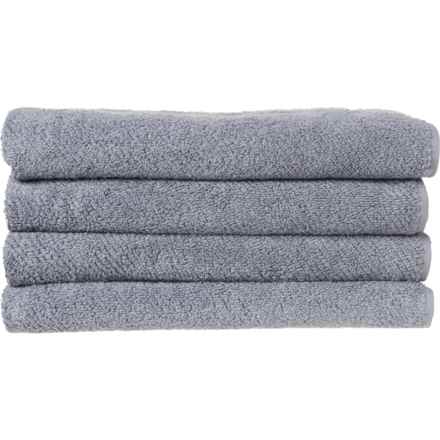 Coyuchi Air Weight Organic Cotton Bath Towels - 550 gsm, 4-Pack, French Blue in French Blue