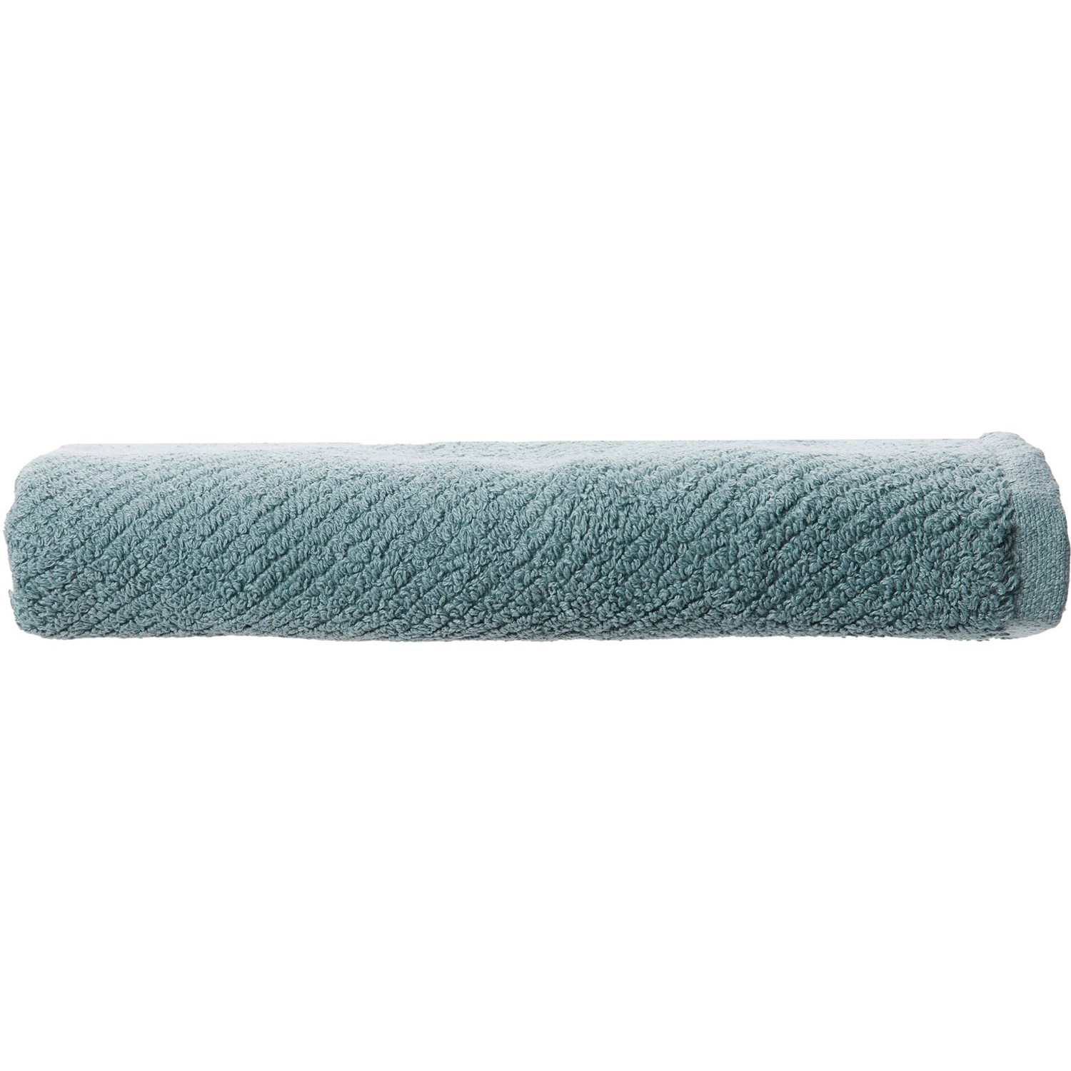 Coyuchi Organic Cotton Air Weight Hand Towel 550 gsm, 20x40”, Deep Aqua