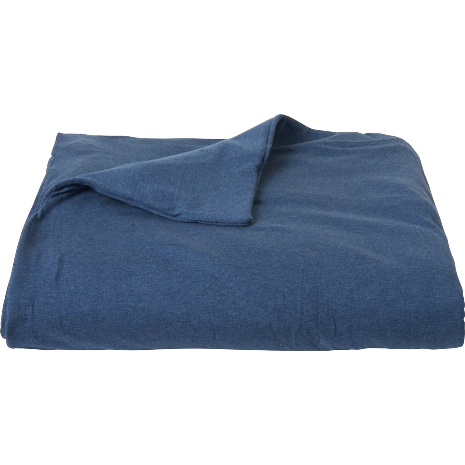 Coyuchi Organic Cotton Heathered Jersey Duvet Cover King Deep Blue Coyuchi Organic Cotton Heathered Jersey Duvet Cover King Deep Blue In Heather Tap To Expand