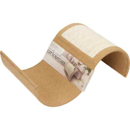 Cozy Paws Curly Sisal Cat Scratcher in Taupe