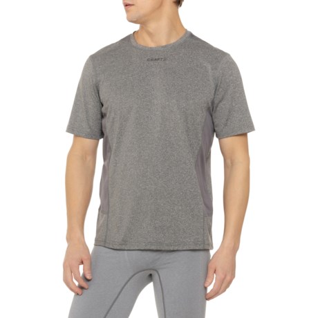 Craft ADV Essence Training Shirt - Short Sleeve in Dark Grey/Melange