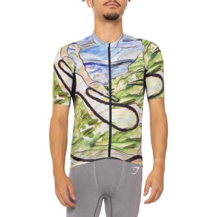 Craft Sportswear ADV Endur Graphic Cycling Jersey - Short Sleeve in Blaze/Free