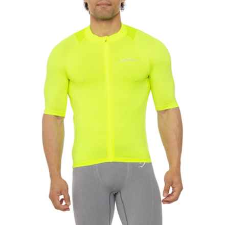 Craft Sportswear ADV Endur Lumen Cycling Jersey - Zip Front, Short Sleeve in Flumino-Flumino