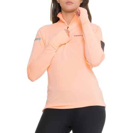 Craft Sportswear ADV SubZ 2 Sweater - Zip Neck, Long Sleeve in Cosmo