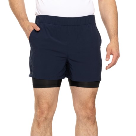 Craft Sportswear Advanced Essence 2-in-1 Shorts - 5” in Blaze