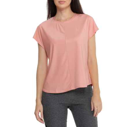 Craft Sportswear Core Essence Ribbed T-Shirt - Short Sleeve in Bleikur