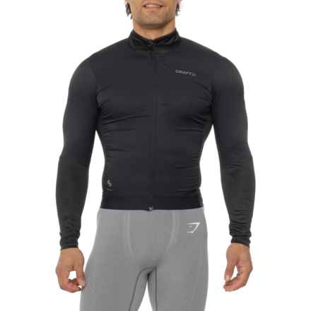 Craft Sportswear Pro Gravel Wind Jersey - Full Zip, Long Sleeve in Black