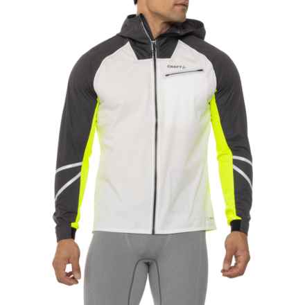 Craft Sportswear PRO Hydro Lumen 2 Running Jacket - Waterproof in Ash White-Slate