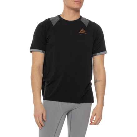 Craft Sportswear Pro Trail Fuseknit Running T-Shirt - Short Sleeve in Slate-Flex