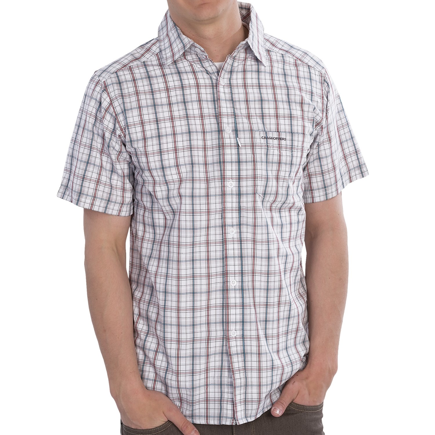 Craghoppers Suarez Check Shirt - Short Sleeve (For Men) - Save 35%