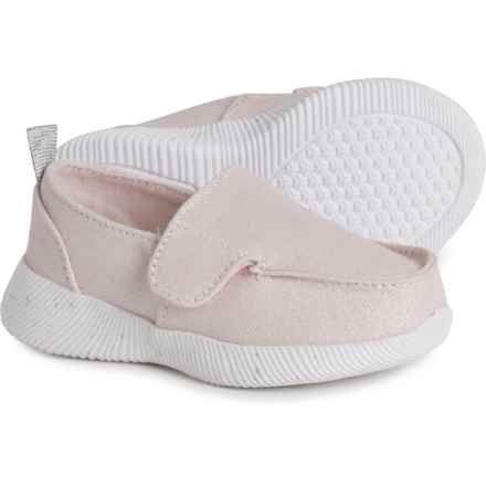 Crevo Boys and Girls Parachute Shoes in Pink Shimmer