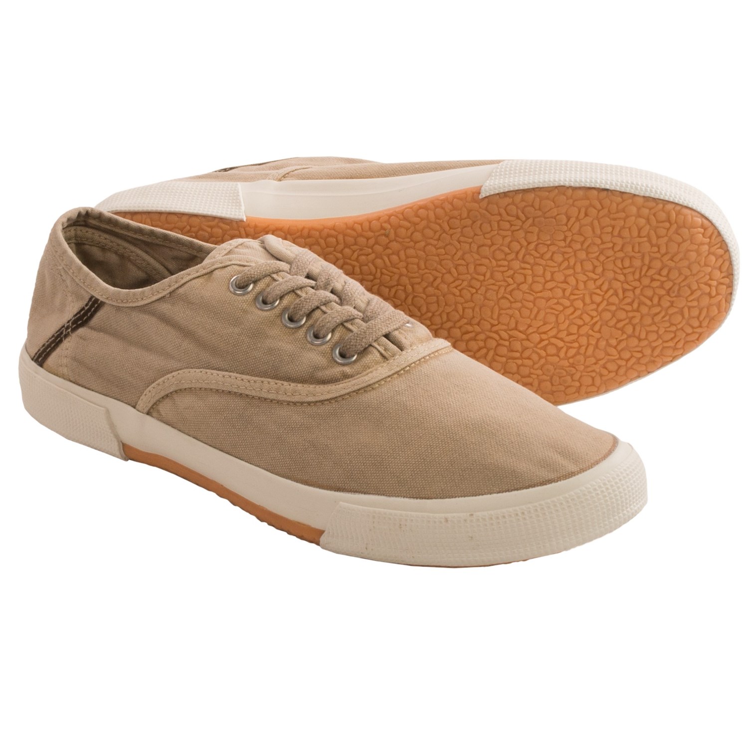 Crevo Stringer Shoes (For Men) in Beige