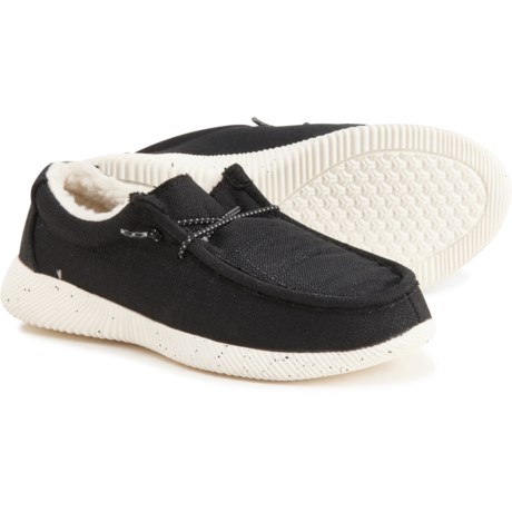 Crevo Toddler Boys and Girls Ronnie Shoes - Sherpa Lined, Slip-Ons ...