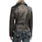 8793G_2 Cripple Creek Metallic Moto Jacket - Faux Leather (For Women)