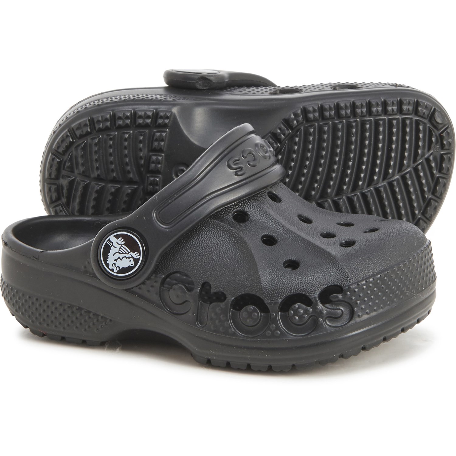 New Boys/Girls Kids Crocs Baya black clogs shoes 