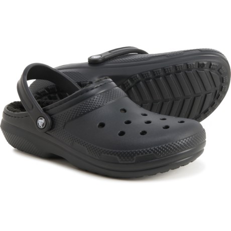 lined clogs mens