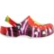77TCA_3 Crocs Classic Tie-Dye Graphic Clogs (For Women)