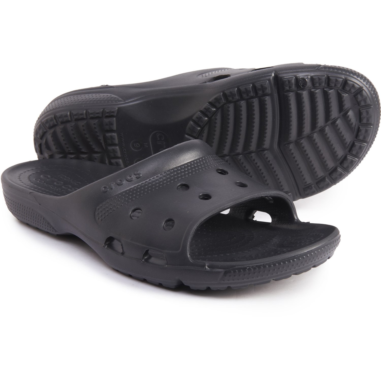 crocs men grey sandals