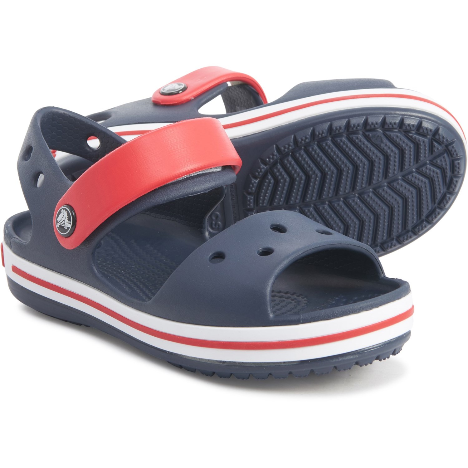 crocs navy blue sandals