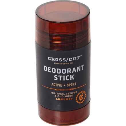 Cross Cut Active and Sport Deodorant Stick - Aluminum-Free, 2.82 oz. in Multi