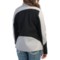 9976C_2 Cruel Girl Color-Block Hybrid Jacket (For Women)