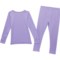 3YJJR_2 Cuddl Duds Big Girls Comfortech® Base Layer Set - Long Sleeve