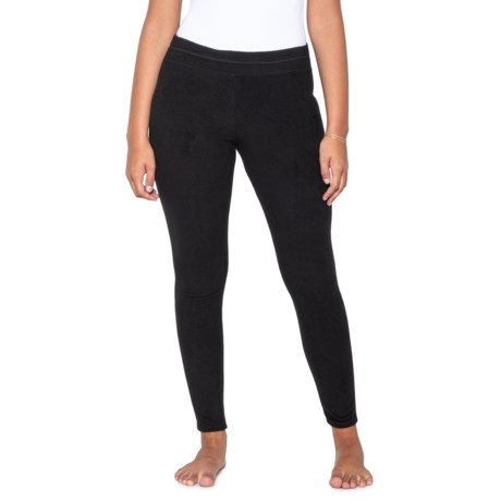 Cuddl Duds Fleecewear Stretch Leggings in Black