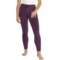 Cuddl Duds FleeceWear Stretch Leggings in Eggplant