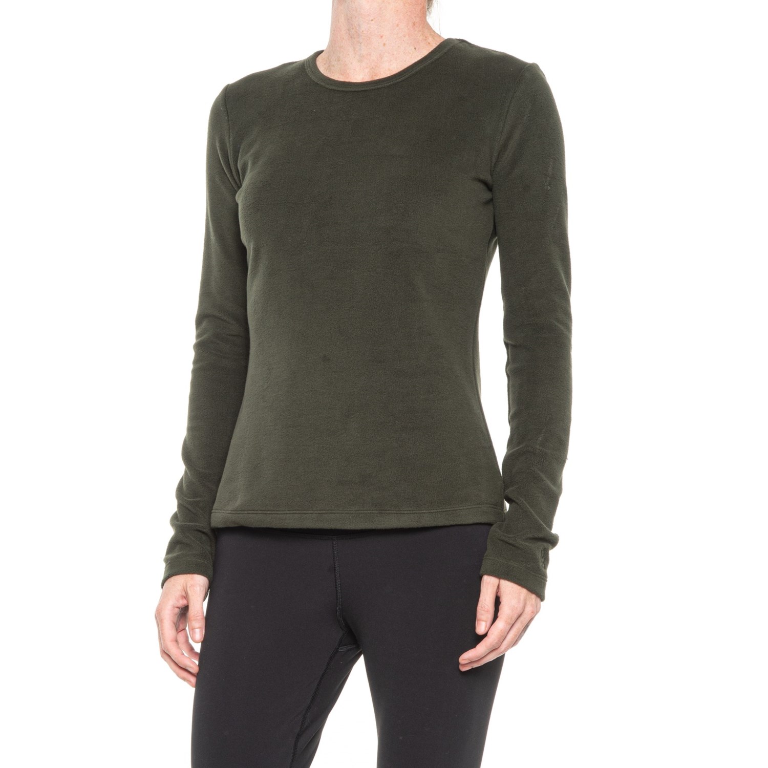 cuddl duds crew neck top