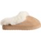 7TYFW_3 Cuddl Duds Microsuede Faux-Fur Cuff Slippers (For Women)