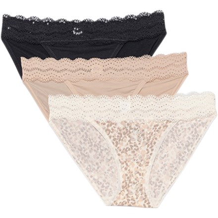 Lucky Brand Women's Underwear - Microfiber Lace Hipster Briefs (3