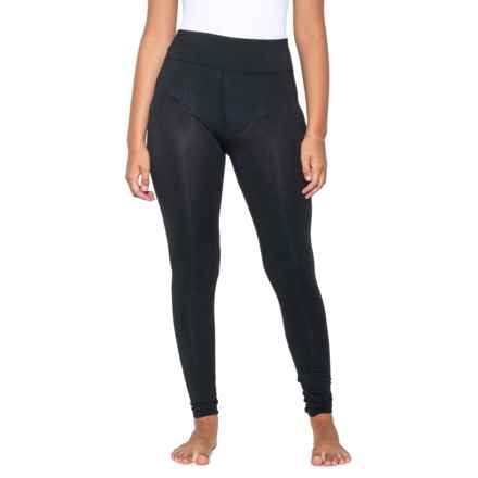 Cuddl Duds SoftWear High-Waisted Leggings in Black