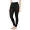 Cuddl Duds SoftWear High-Waisted Leggings in Black