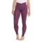 Cuddl Duds SoftWear High-Waisted Leggings in Grape