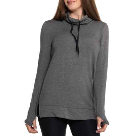 Cuddl Duds Ultra Cozy Thermal Shirt - Long Sleeve in Heather Charcoal