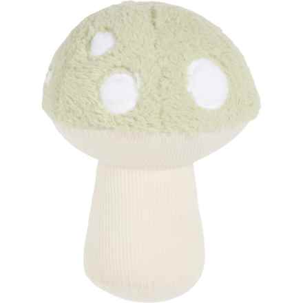 Cupcakes and Cashmere 3D Mushroom Throw Pillow - 11.5x10” in Lint Green