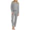 Cupcakes & Cashmere Apres Ski Printed Modal Pajamas - Long Sleeve in Apres Skiier