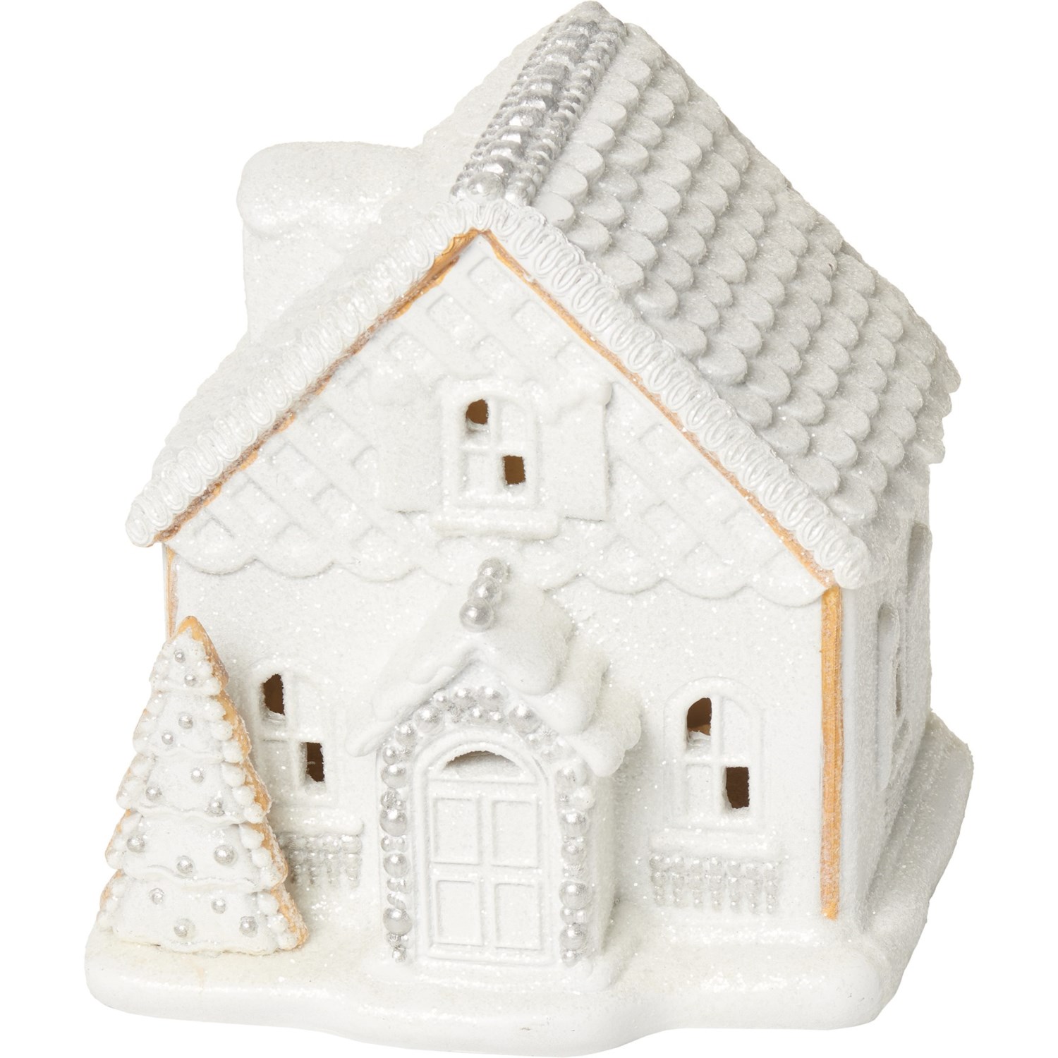 Cupcakes and Cashmere LED Light-Up Resin Gingerbread House - 8” - Save 25%