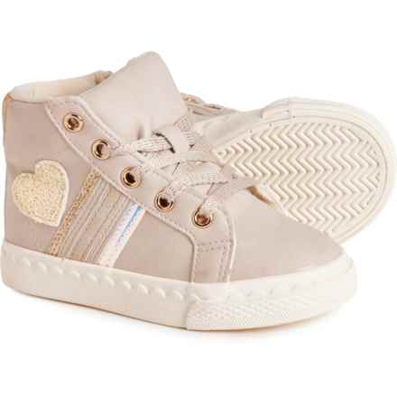 Cupcakes & Cashmere Little Girls Heart Ginnie High-Top Sneakers in Multi