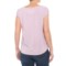 494DY_2 Cupio Blush Shirred Shoulder Shirt - Sleeveless (For Women)