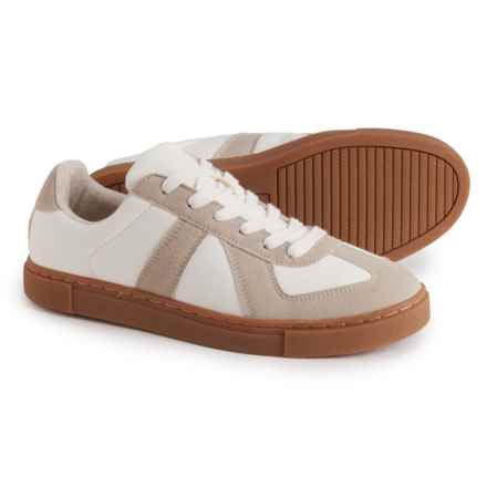 Cushionaire Bailey Lace-Up Sneakers (For Women) in White Grey