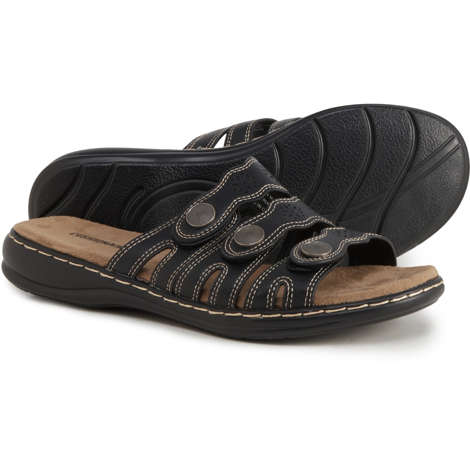 Cushionaire Barret Slide Sandals (For Women) Save 41