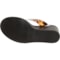 12KD0_5 Cushionaire Bera Jelly Wedge Thong Sandals (For Women)