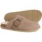 Cushionaire Blain Faux Fur-Lined Clogs - Suede (For Women) in Taupe