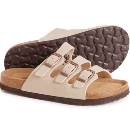 Cushionaire Boys and Girls Lela Jr. Sandals in Stone