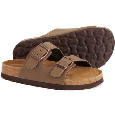 Cushionaire Boys Lane Sandals in Brown