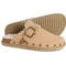 Cushionaire Bronco Faux Fur-Lined Clogs - Suede (For Women) in Biscuit