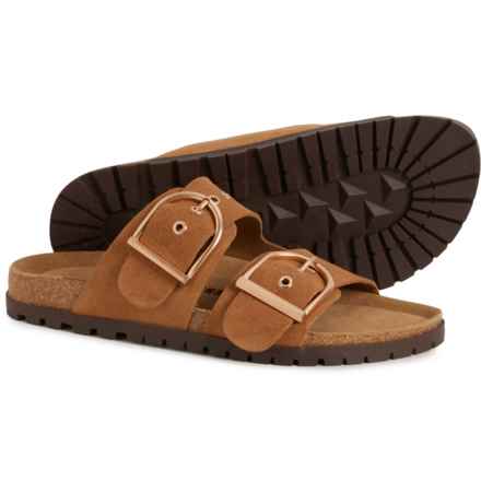 Cushionaire Brooke Sandals - Suede (For Women) in Camel