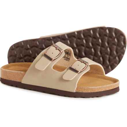 Cushionaire Girls Lane Sandals in Stone