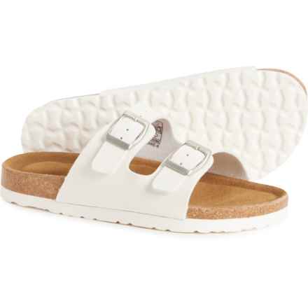 Cushionaire Girls Lane Sandals in White